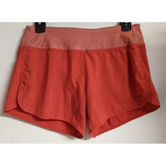 Nike Pants - Women's NIKE Orange Athletic Elastic Waist 4" Running Shorts Size Small